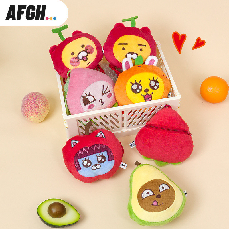 กระเป๋าใส่เหรียญ Kakao Friends ตุ๊กตาผลไม้