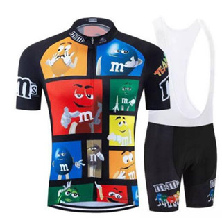 ชุดขี่จักรยานผู้ชายใหม่ปี 2025 แขนสั้น กางเกงขายึดแห้งเร็วระ…
