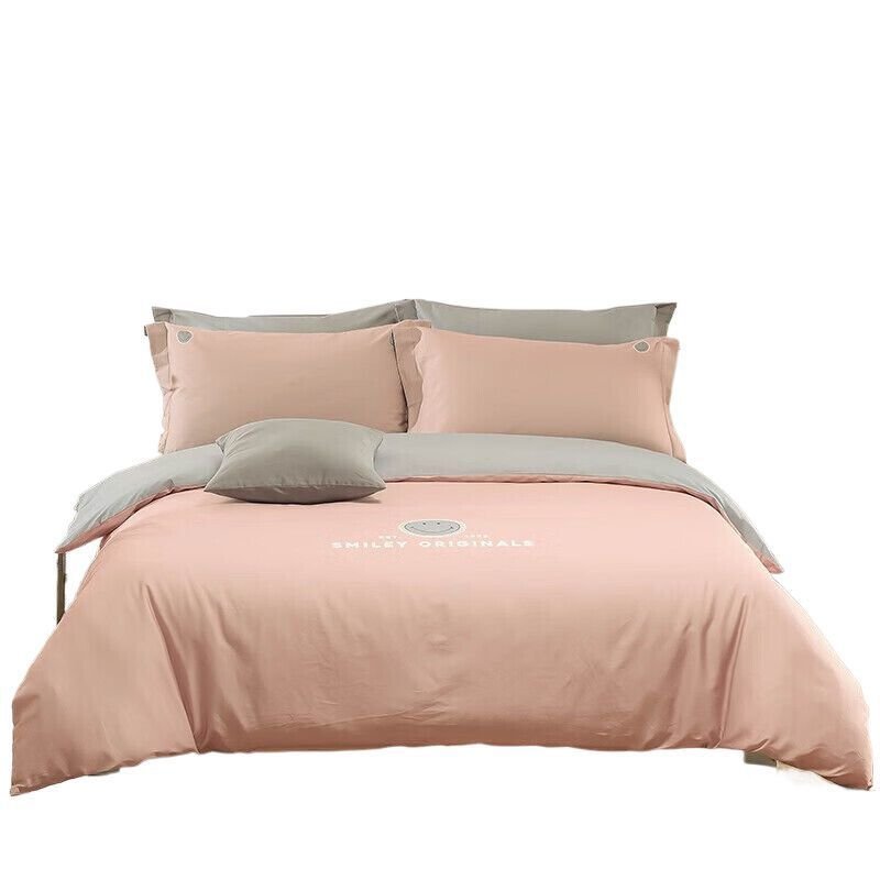 SMILEY SMILEY ชุดสี่ชิ้น Cotton Soft SMILEY-ZH22-015-สีชมพู F0YE