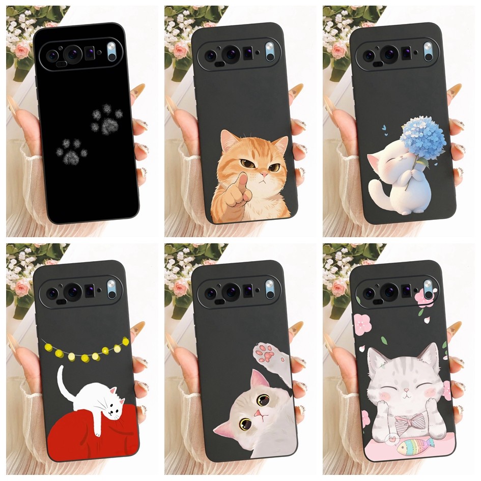 น่ารักการ์ตูนสําหรับ Google Pixel 9 G2YBB GUR25 G1B60/พิกเซล 9 Pro GR83Y GEC77 GWVK6 เคสโทรศัพท์ซิลิ