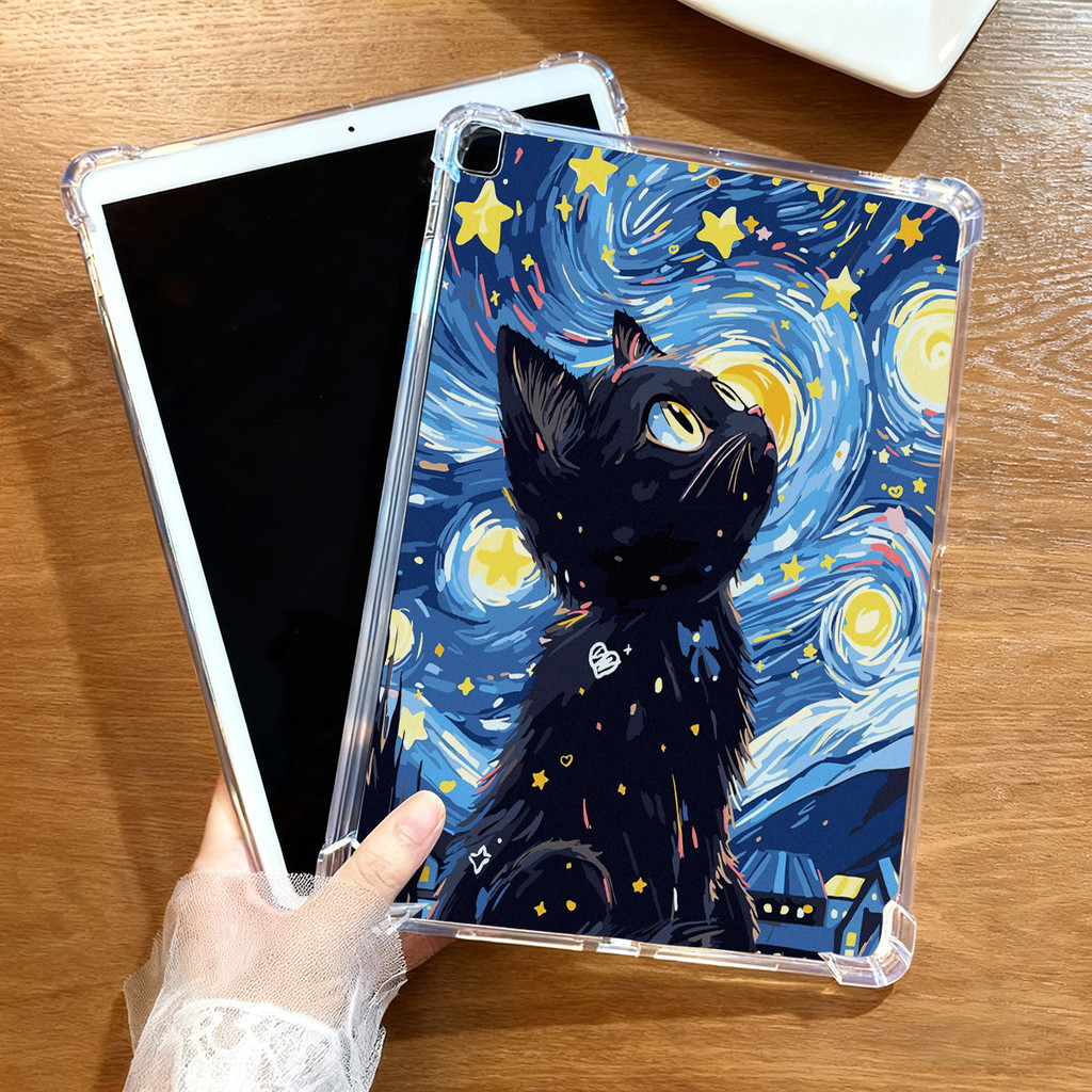 เคส For Samsung Galaxy Tab A9 Plus Tab S7 S8 S9 FE S6 lite A8 10.5 นิ่ม เคสใส กันกระแทก ซัมซุง แท็ป