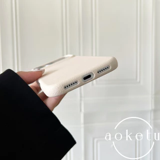 เหมาะสําหรับเคสโทรศัพท์ Apple 17 Promax iPhone 16 สีทึบเรียบง่าย 15 Pro ลายลิ้นจี่ 14 ความรู้สึกระดับพรีเมียม 13 รวมทุกอย่างป้องกันการตก pormax เคสนิ่ม TPU บางเฉียบ