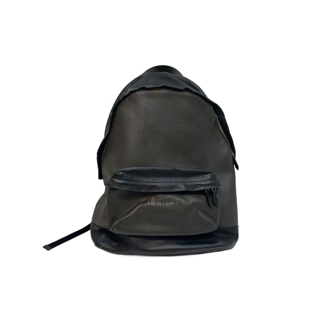 Balenciaga Backpack Luc Leather Black plain 3920071 1360 C 535269 Direct from Japan Secondhand