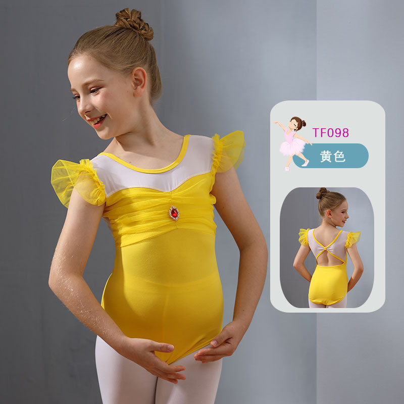 ชุดเต้นรำสำหรับเด็กฤดูร้อน แบบครึ่งแขน สไตล์เจ้าหญิง - รูปที่ 6