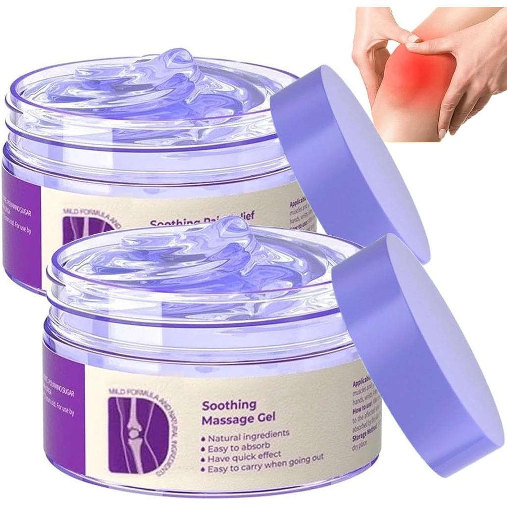 2 ชิ้น Joint Soothing Massage Gel เจลสีม่วง เหมาะสําหรับเข่า เอว คอ หลัง ไหล่ มือและเท้า