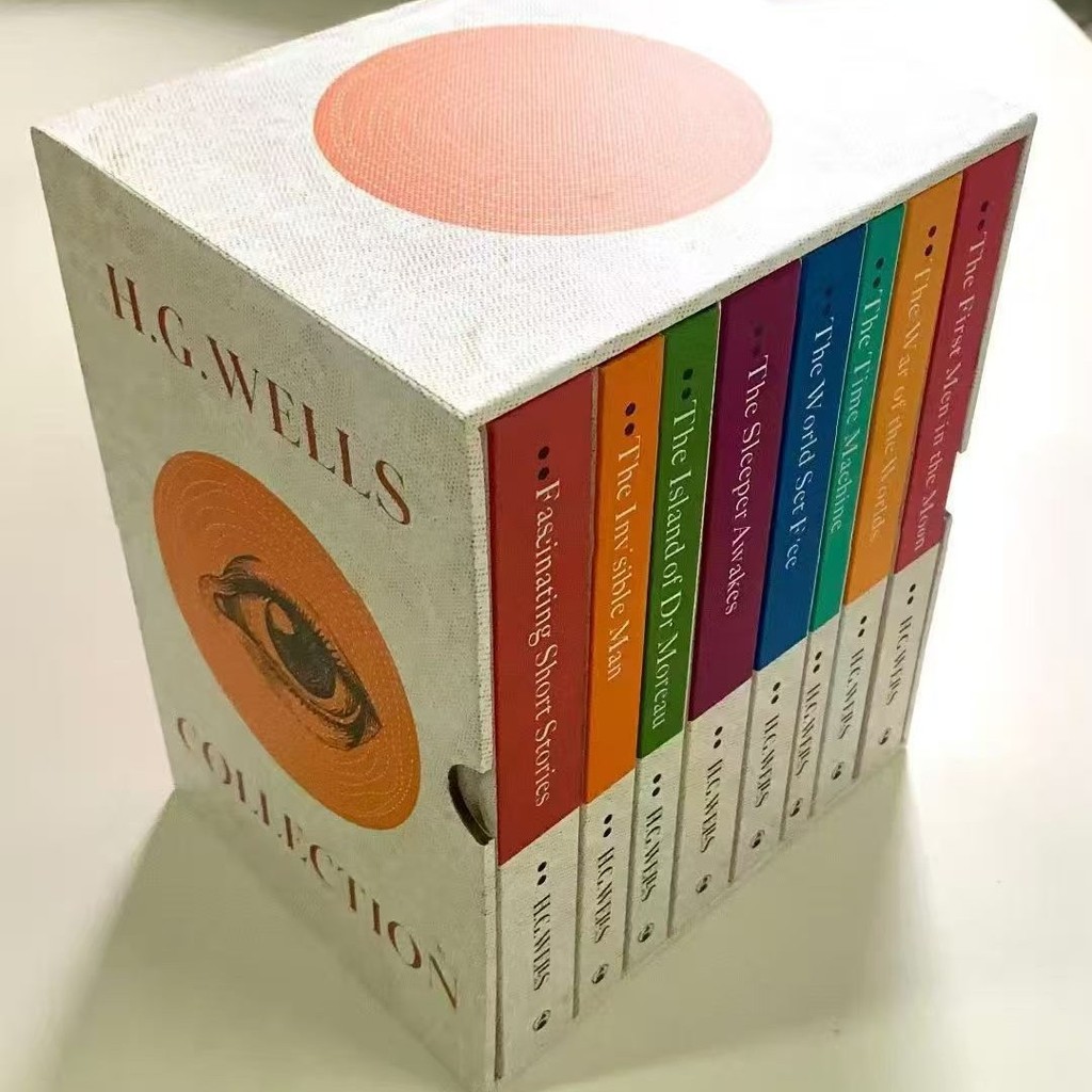 นิยายพ่อวิทยาศาสตร์hg Wells นวนิยายอ่านหนังสือ George 8 เล่มนวนิยายวิทยาศาสตร์วัยรุ่น Wells