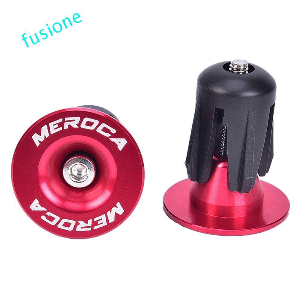 FusionEdge ปลั๊กปลายแฮนด์จักรยาน แบบอลูมิเนียม สำหรับหมวกกันน็อกและแฮนด์จักรยานเสือภูเขา