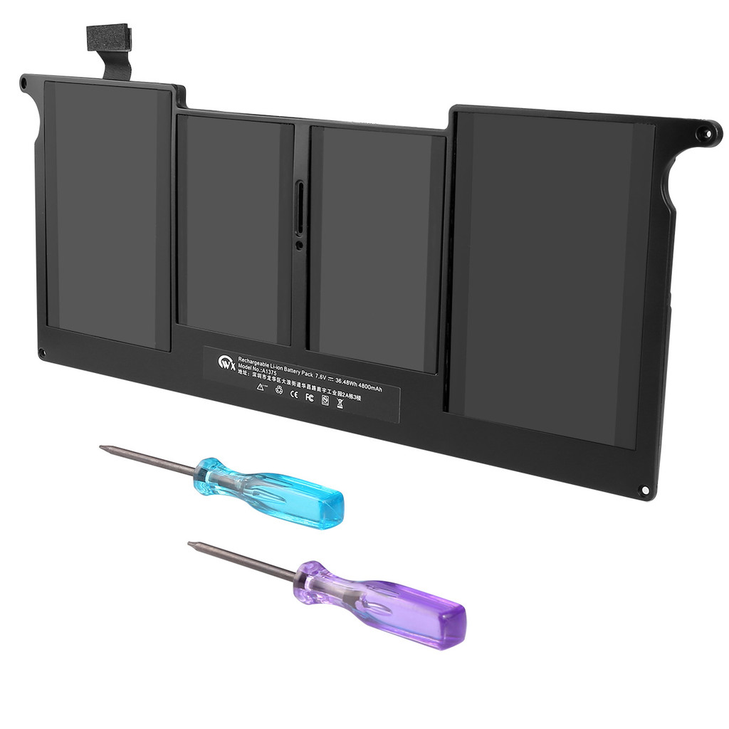 Laptop battery A1375 is compatible with MacBook Air 11" A1370 2010, 4-cell