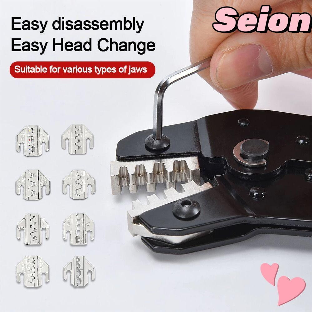 SEION CRIMPING คีมขากรรไกร,โลหะผสม 06WF 2549 03H SN CRIMPING คีม Jaw, SN-2546B 02C กว้าง 4 มม.48B 58