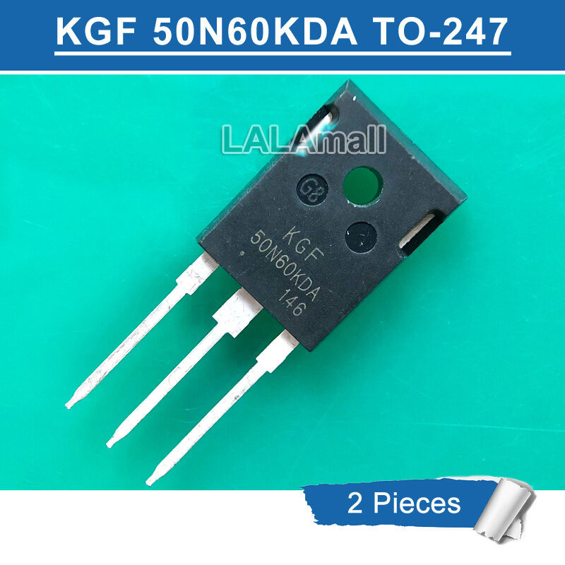 2pcs KGF 50N60KDA TO-247 KGF50N60KDA TO247 50N60 50A/600V ความเร็วสูง Switching IGBT ทรานซิสเตอร์ใหม