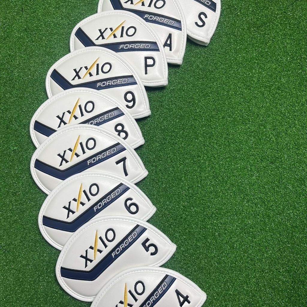 9Pc/Set XXIO Golf Iron Covers Golf Club Head Covers Headovers Wedges Covers 4-9 ASP White