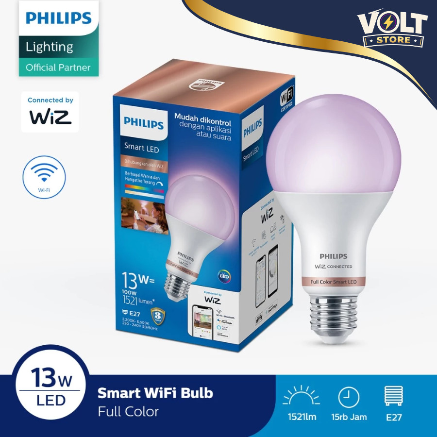 Philips 13W Smart WiFi Tunable Color RGB Bluetooth LED Bulb