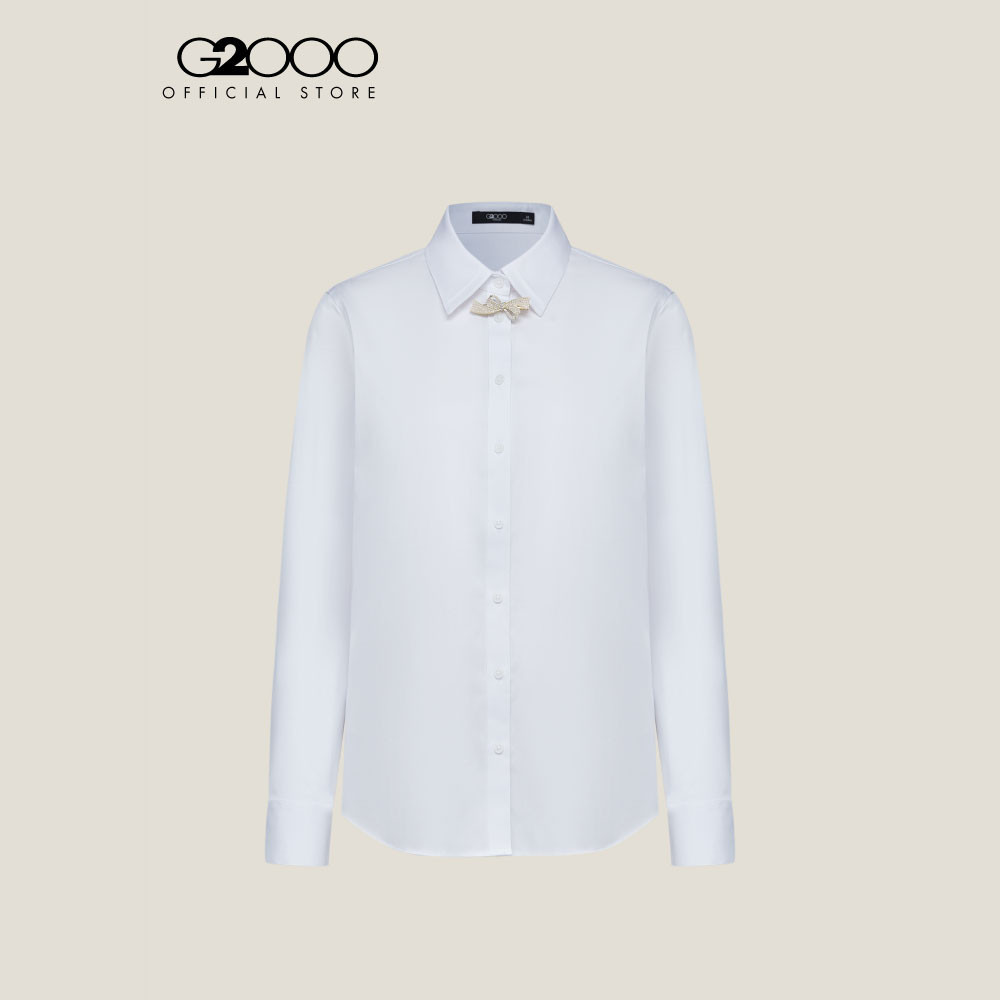 G2000 เสื้อเชิ้ตแบบทางการสำหรับผู้หญิง Slim Fit รุ่น 5322300300 WHITE