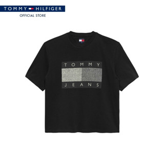 Tommy Jeans เสื้อยืด ผู้ชาย รุ่น DM0DM22463 BDS - สีดำ ทรง A…