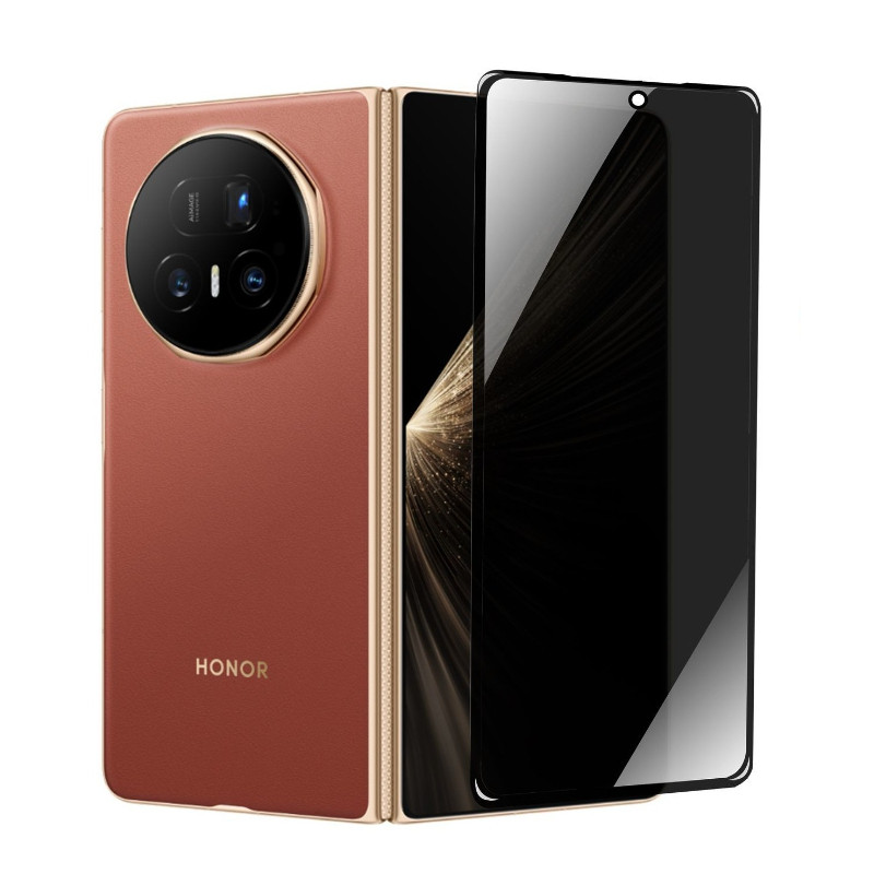 Anti-Spy 9HกระจกนิรภัยสําหรับHonor Magic V5 V3 V2 VS3 3Dโค้งAnti-peepingความเป็นส่วนตัวคลุมทั้งหมดป้