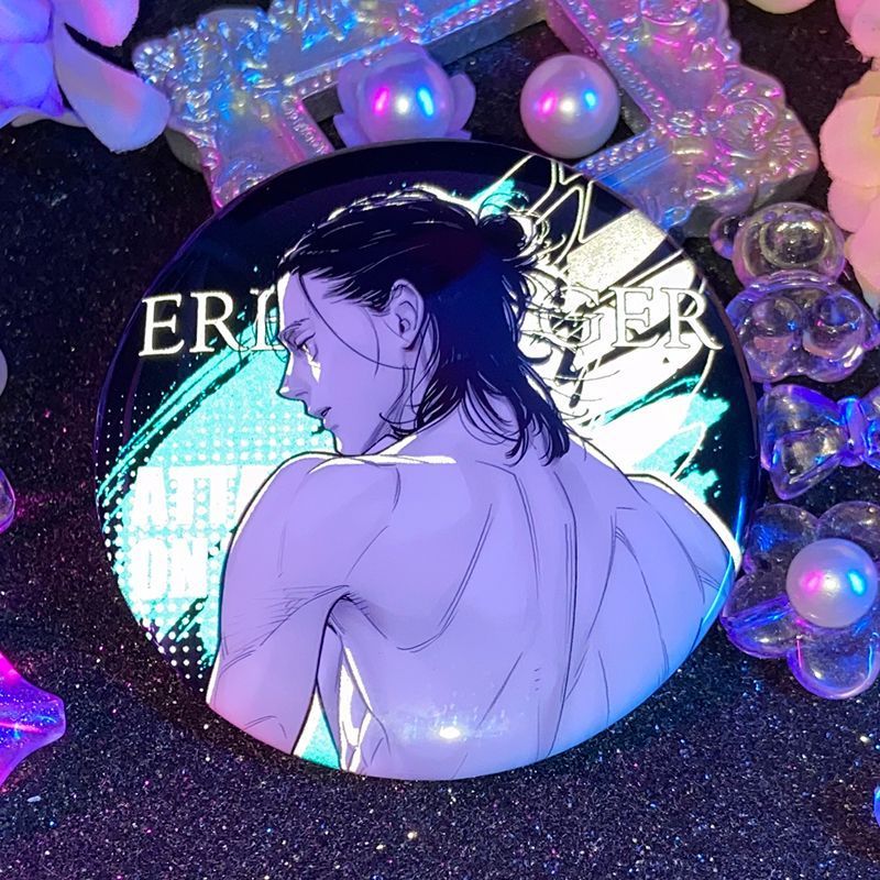 Attack on Titan/Levi/Eren/Hange/Mikasa/Attack on Titan Levi/Eren Hanji Mikasa Allen Badge/vpgb
