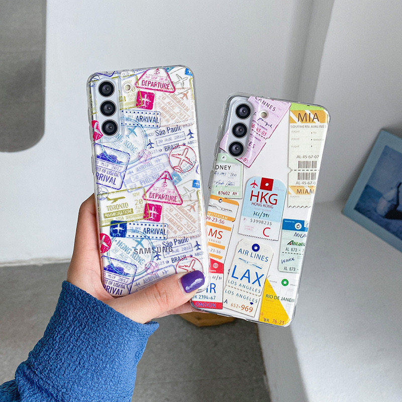 เหมาะสําหรับแสตมป์เหมาะสําหรับ Samsung S26/S25/S24ultra/S23ultra/S22 เคสโทรศัพท์ Boarding การ์ด S25u