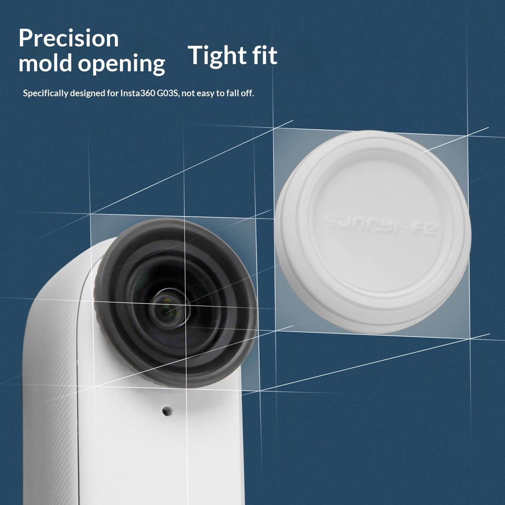 Sunnylife เหมาะสําหรับ Insta360 GO 3S ฝาครอบป้องกันเลนส์ซิลิโคนฝาครอบเลนส์กันฝุ่นฝาครอบป้องกันรอยขีดข่วน thumbnail 4