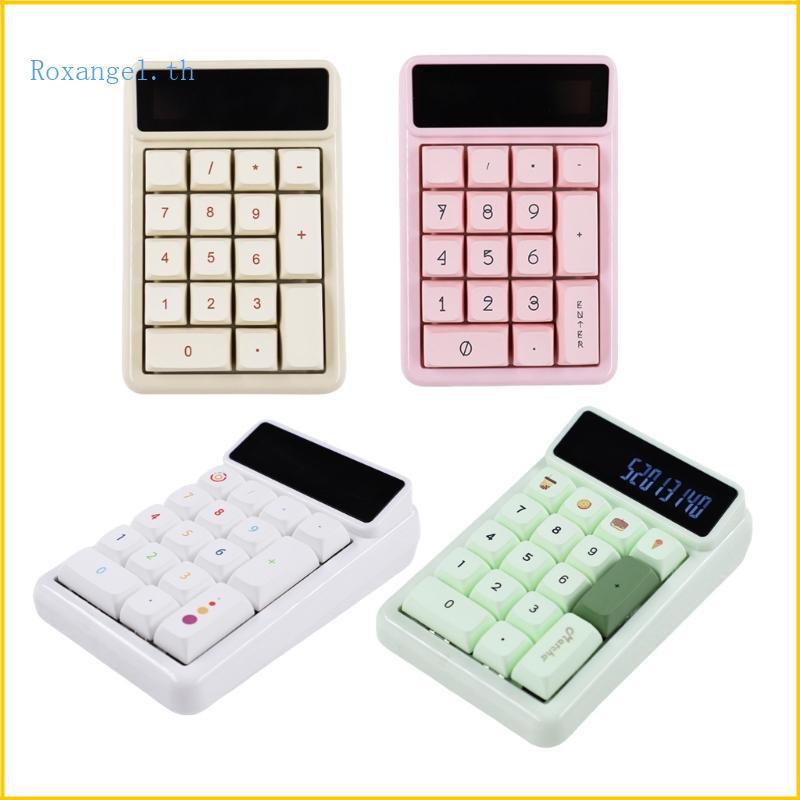 ROX 17Keys Numpad Mechanical Keboard แป้นพิมพ์ตัวเลขคอมพิวเตอร์สําหรับพนักงานการเงิน