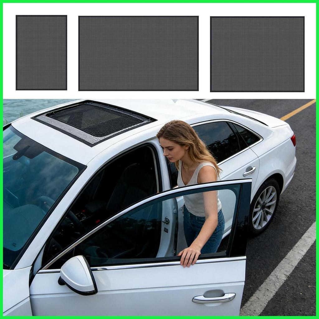 Sunroof หน้าจอแม่เหล็ก Auto ตาข่าย Sunroof หน้าจอสําหรับ Suv สําหรับ Camping ที่จอดรถหน้าต่างรถบรรทุ