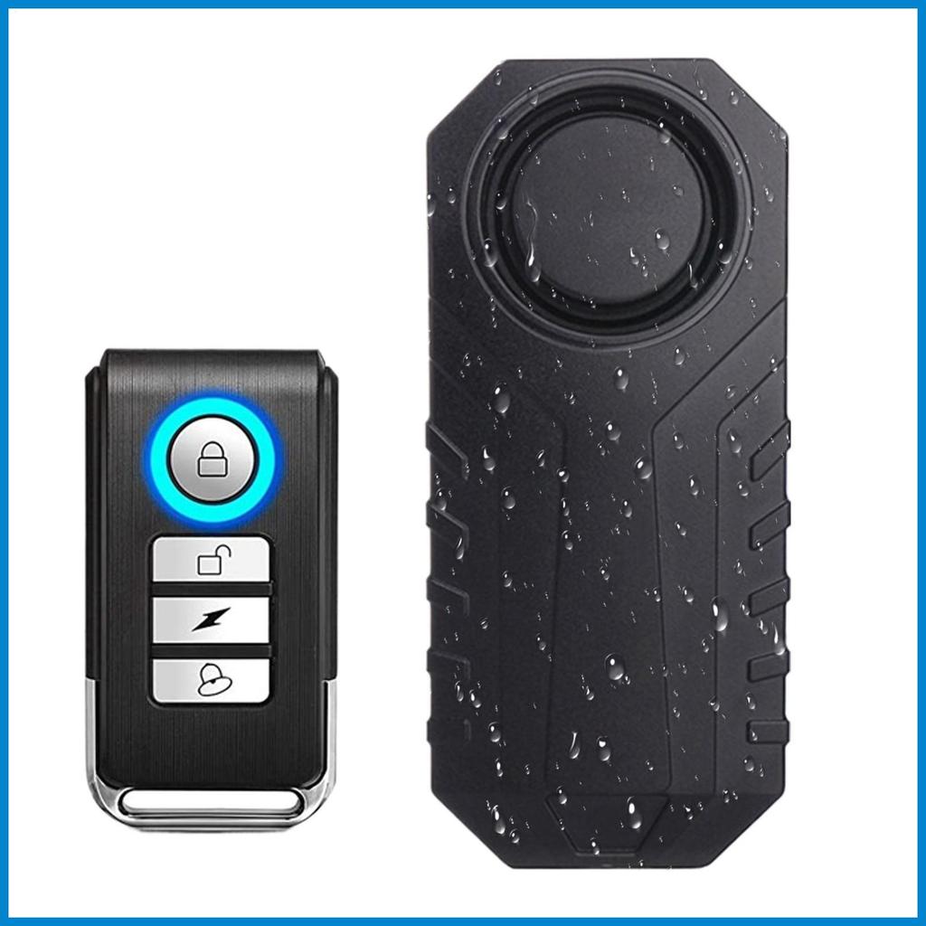 สัญญาณเตือนรถจักรยานยนต์ 3 ระดับไร้สายกันน้ํา Loud Bike Vibration Alarm อุปกรณ์รักษาความปลอดภัยสําหรับสกู๊ตเตอร์มอเตอร์ไซด์ yunt1th