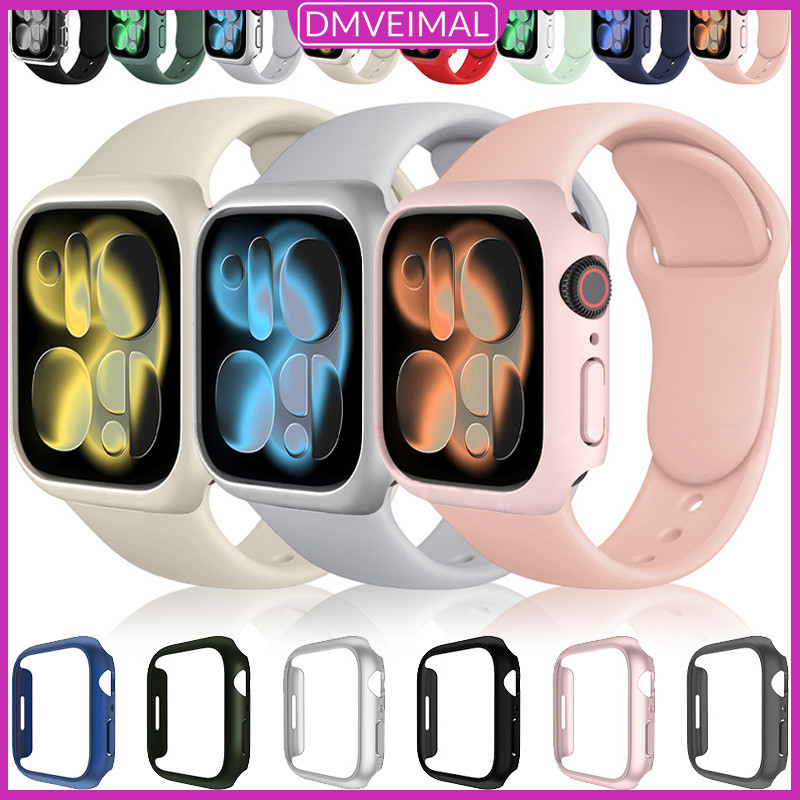 สายซิลิโคน ฝาครอบป้องกันแข็ง for IWatch Smart Watch Ultra 3 2 SE 3 2 Series 11 10 9 8 7 6 5 49mm 46 45 41มม. 44 42 40มม.