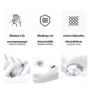 ถุงมืออาบน้ำ สครับผิว Body Gloves ผลัดเซลล์ผิวเก่า ฟองเยอะ ทำความสะอาดผิว