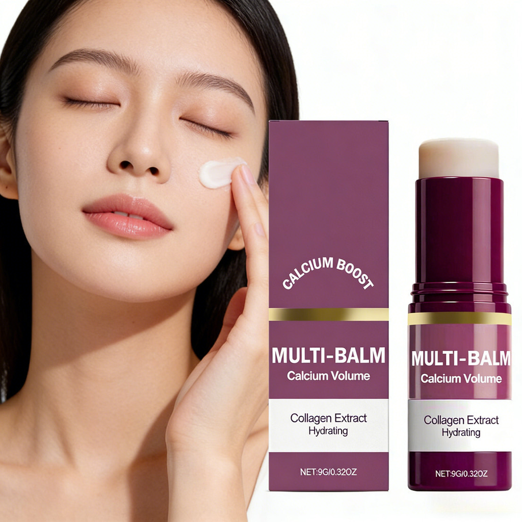佳品✨แคลเซียมคอลลาเจน On-the-Go Repair Balm 9g Solid Moisturizing Stick สําหรับ Instant Dryness Relief