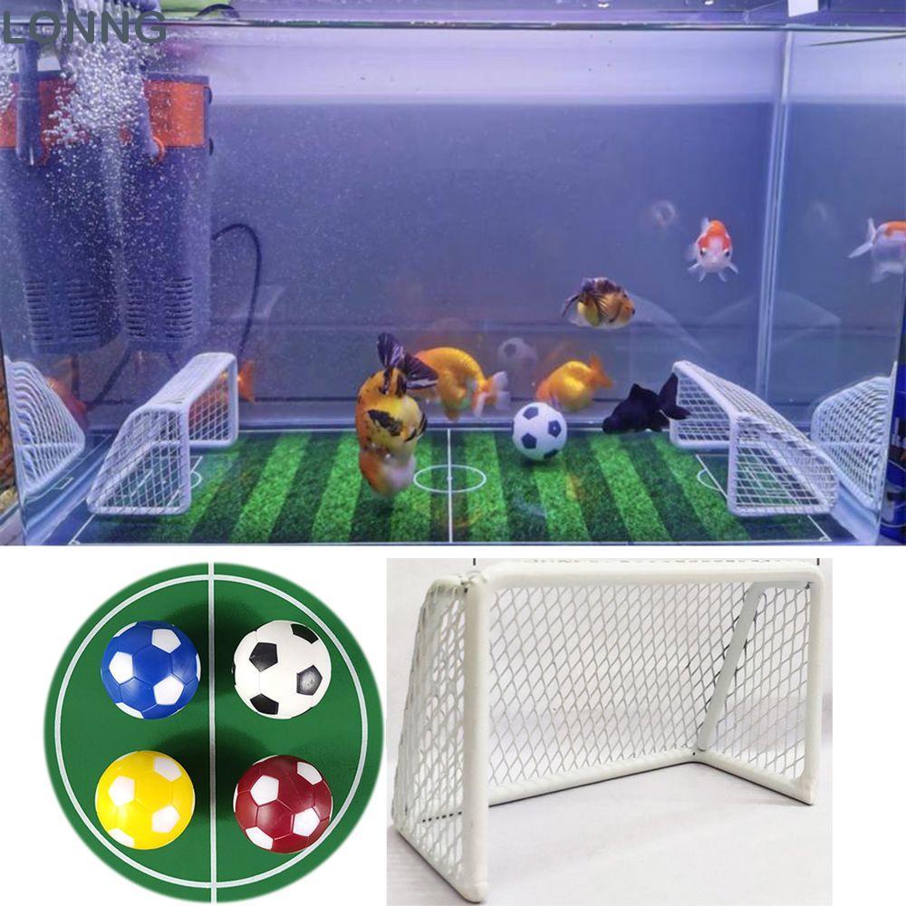 LONNG Football Field Mini Aquarium Football Goal Frame ของเล่นตารางฟุตบอล