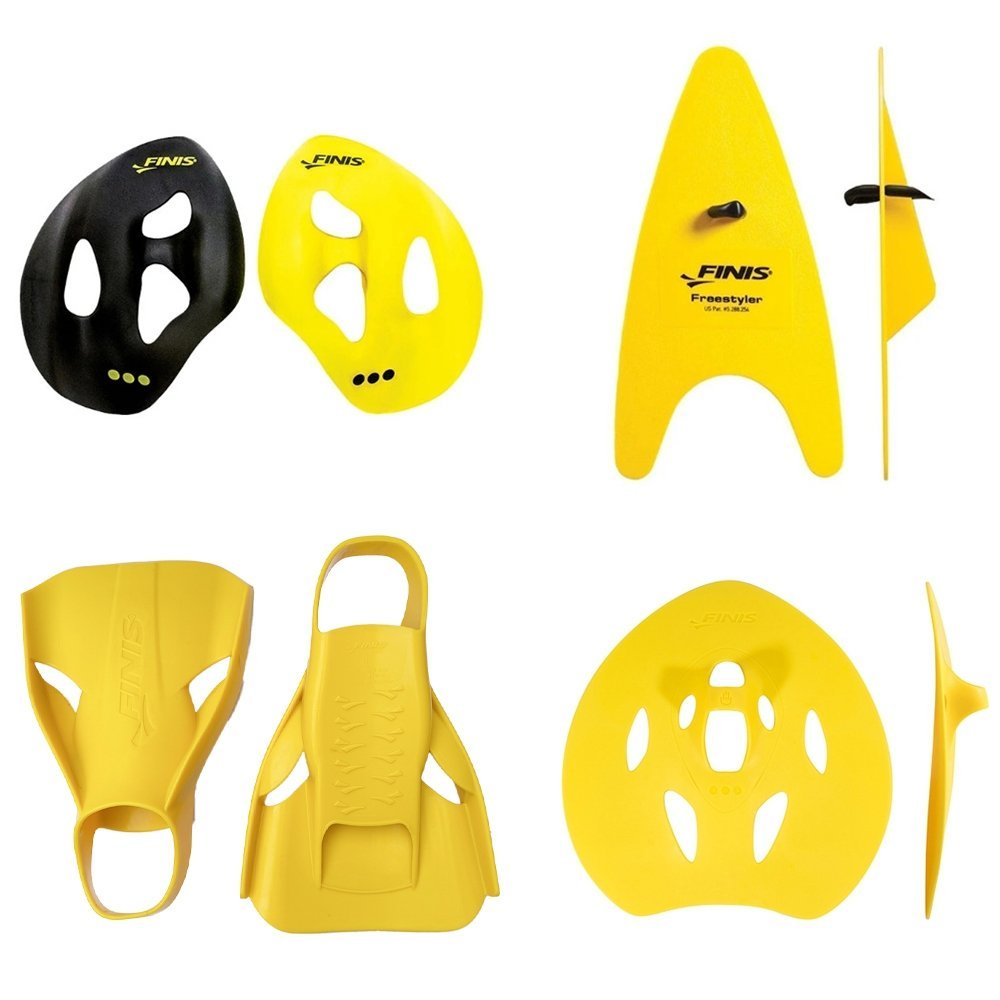 FINIS Iso Swimming Paddles Swimming Ergonomic Paddles Professional Strokes Practice Correction Swim 