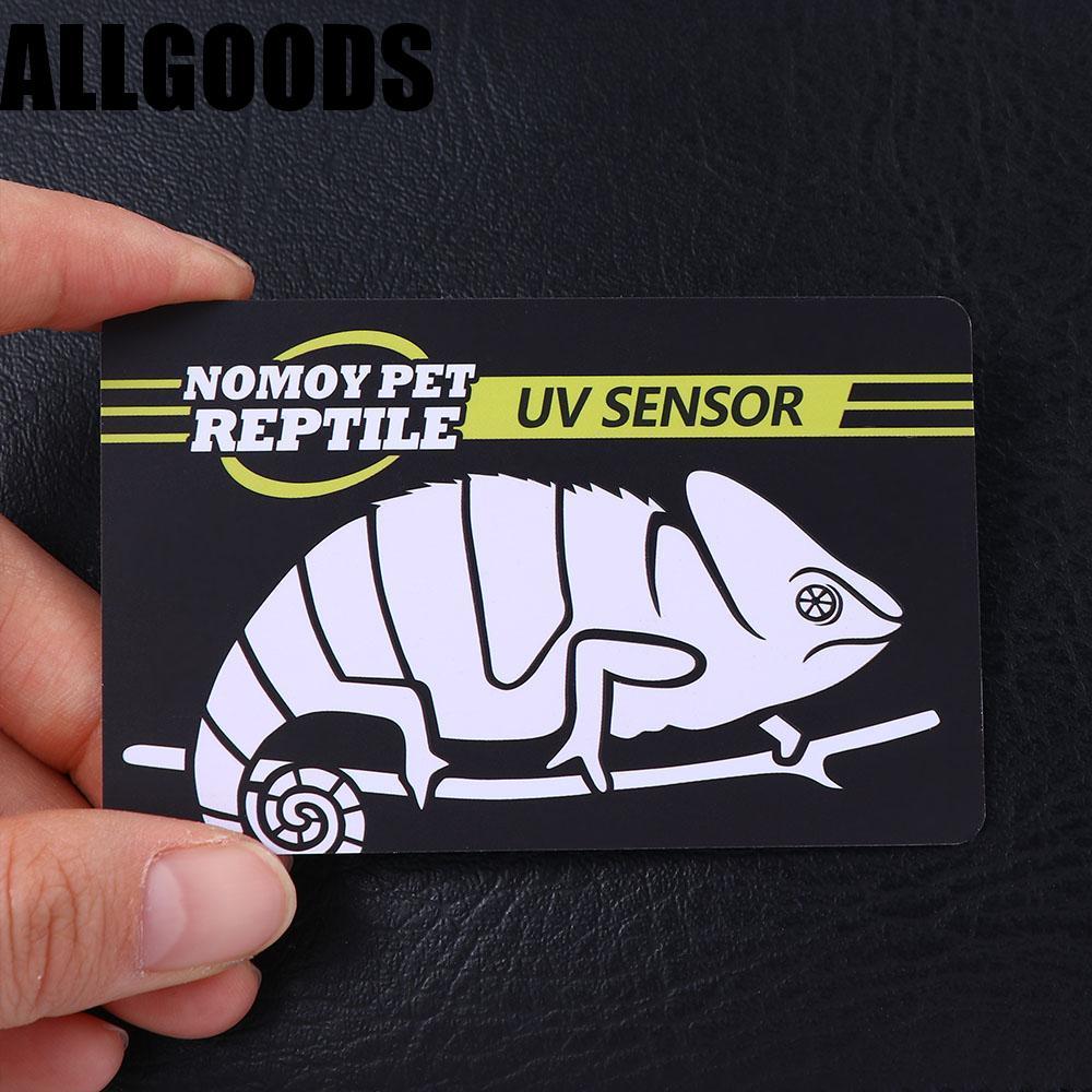 ALLGOODS UVB Test Card นํากลับมาใช้ใหม่ 1PC ทนทาน Quick 10 วินาทีโคมไฟ Life Tester Meter