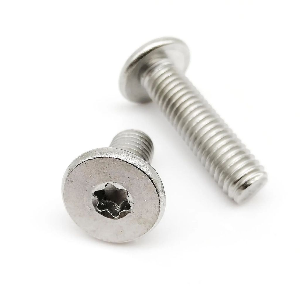CM M1.6 M2 M2.5 M3 M4 M5 M6 M8 L = 3-50 มม. 304 A2 สแตนเลส Torx หก Lobe Ultra Thin Low Ultrathin แบน