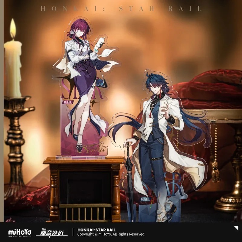 Standee Honkai Star Rail ของแท้ Kafka Blade ตัวอักษร Mihoyo series Train Journey อะคริลิคตกแต่งรูป