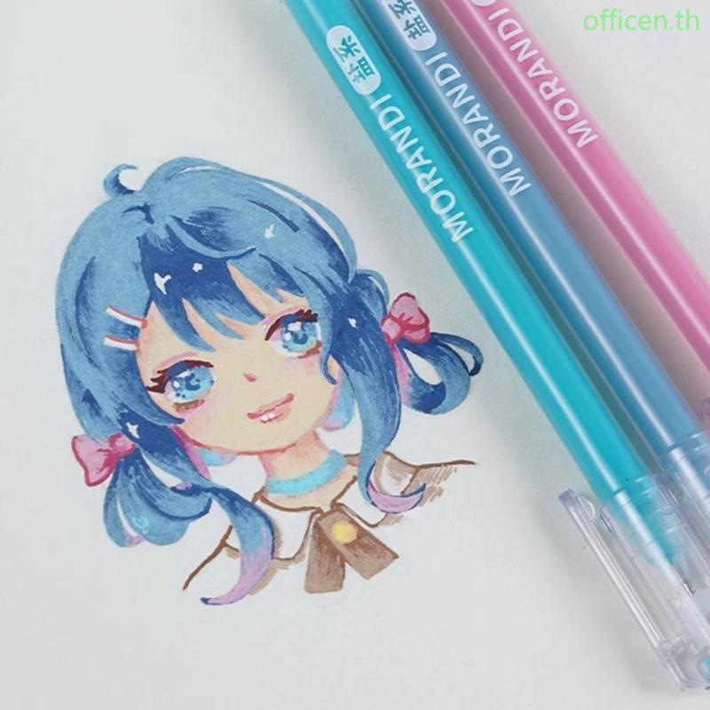 Cen 9 ชิ้นคละสีปากกาเจลที่มีสีสันวาดปากกา Journaling ปากกาสําหรับ Planner