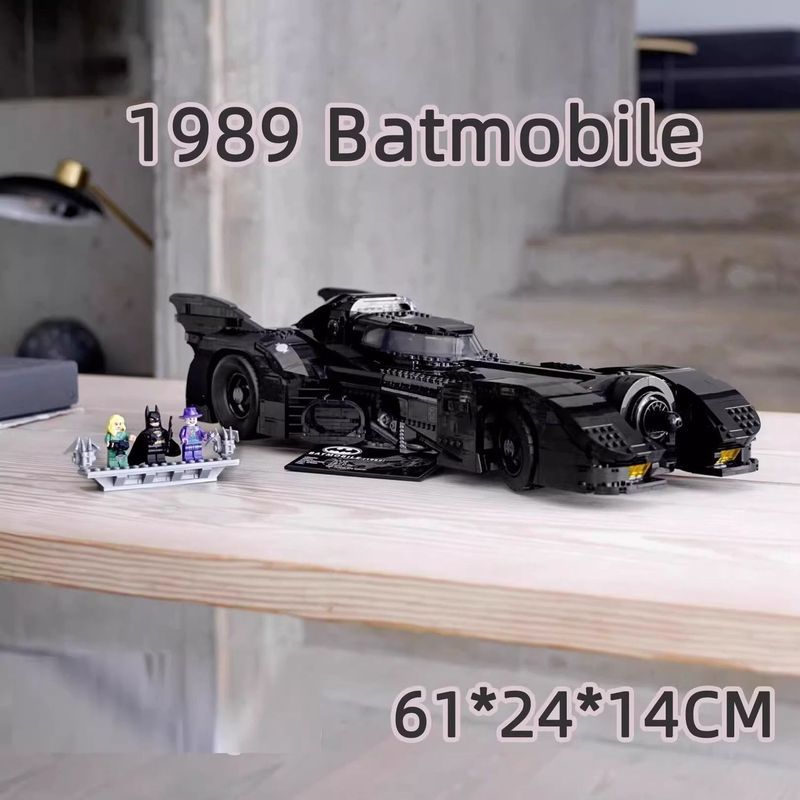 เข้ากันได้กับ Lego Superhero 1989 Gotham City Classic Batman Chariot 76139 ชายประกอบอาคารบล็อกของเล่