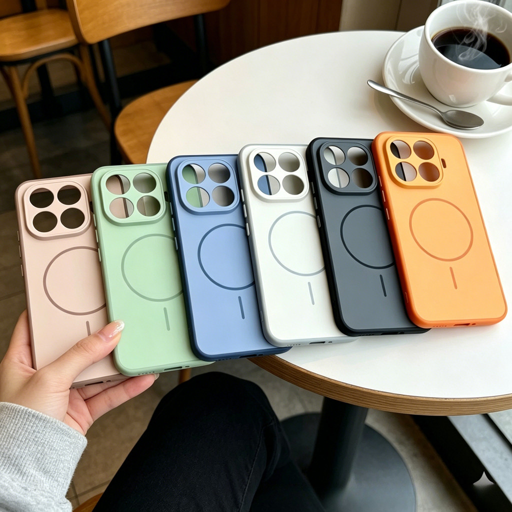 เคส Xiaomi Mi 15T 14T 13T 12T Pro POCO C85 C75 C71 C65 C61 C55 สีตัดกัน ผิวด้าน นุ่มลื่น กันรอย