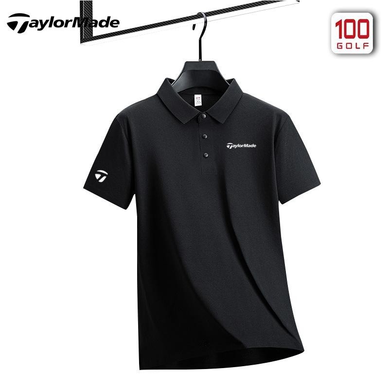 เสื้อโปโล Taylormade สำหรับผู้ชาย เสื้อกอล์ฟแขนสั้น ลำลอง สปอร์ต แห้งเร็ว ระบายอากาศได้ดี