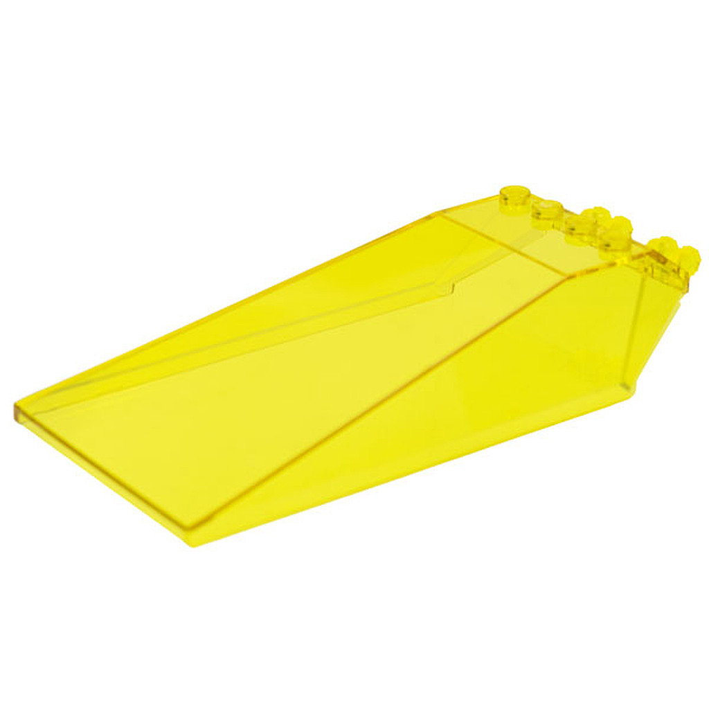 Brick2cube Part - Windscreen 12 x 6 x 2 with Locking Dual 2 Fingers Hinge - 13252