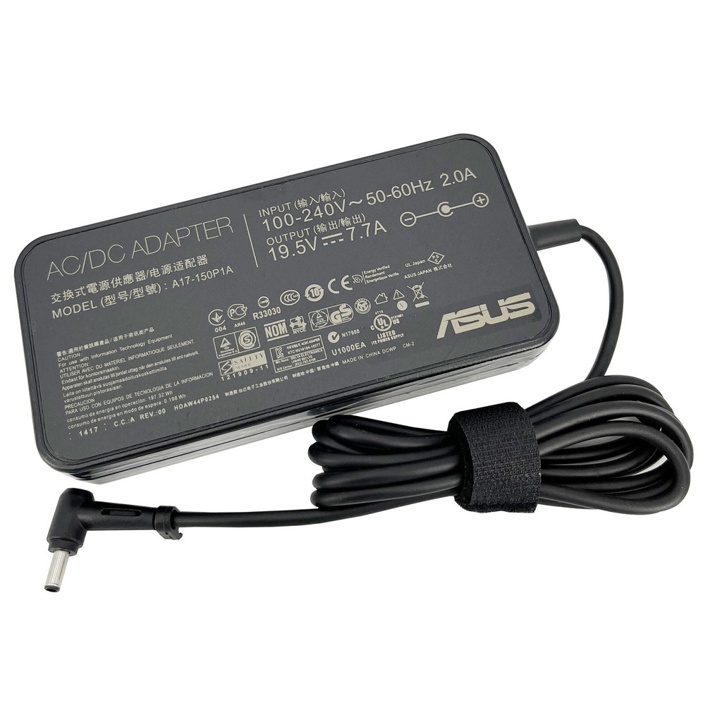 19.5V 7.7A 150W AC Adapter Charger สําหรับ ASUS Zenbook Pro UX550GEX UX550GE-BH73