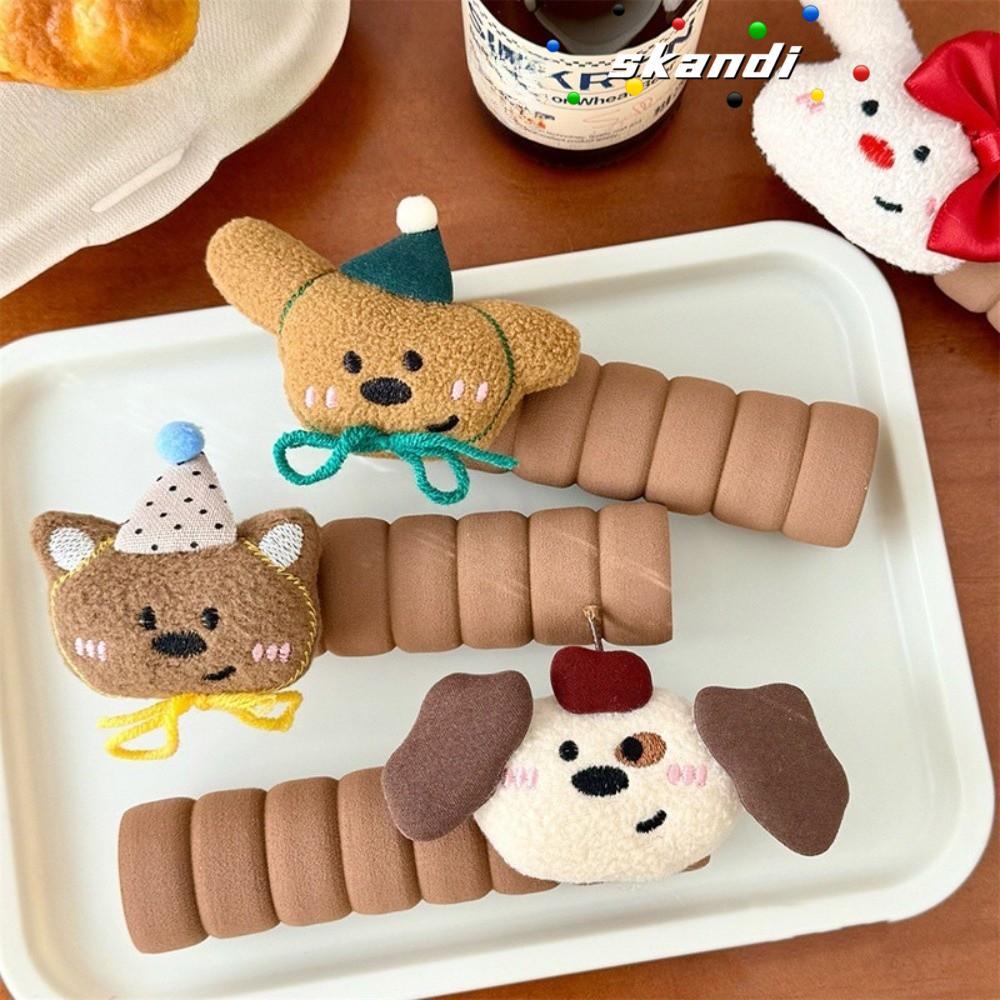 SKANDI Bear Door Knob Protector, EVA Anti-Collision Door Knob Cover, น่ารัก Anti-Static Scratch-proo