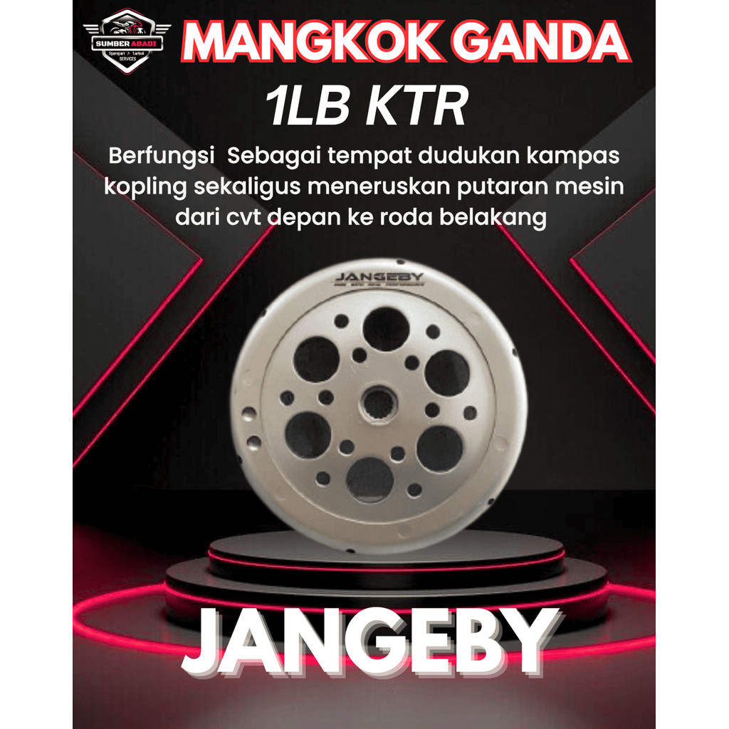 Jangeby ชามคู่ 1LB KTR