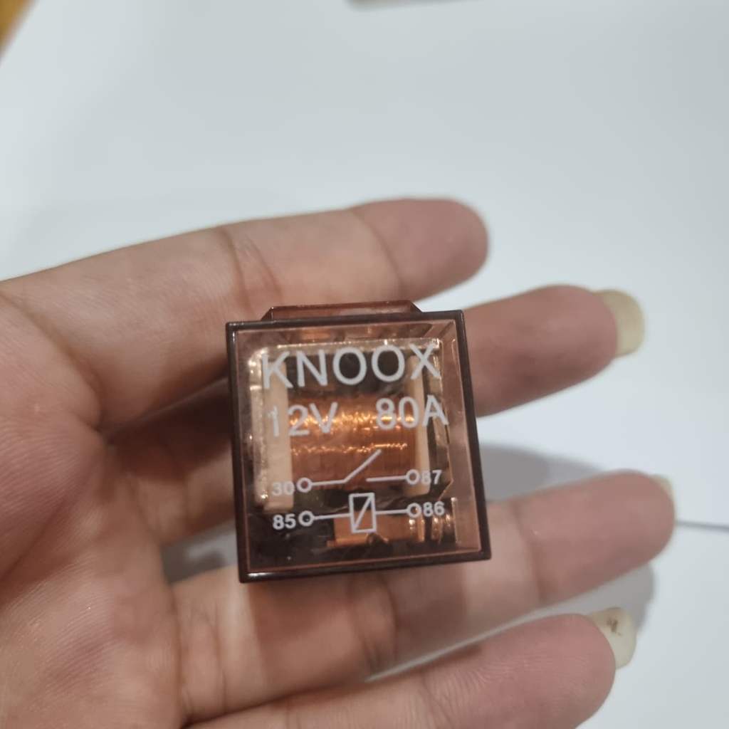 TRANSPARENT RELAY 12V 80A RELAY TRANSNDPSRSN 5PIN 12V