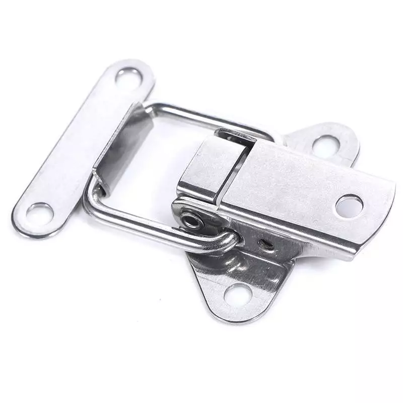 Warmhomezj สแตนเลส 304 กล่องเครื่องมือ Loing Latch Toggle Catch Clasp บานพับฮาร์ดแวร์ WAR