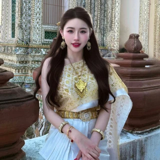 Fashionjewelry กำไลข้อมือ ประดับชุดไทย เครื่องประดับตกแต่งร่างกาย คุณภาพดี อันละ59