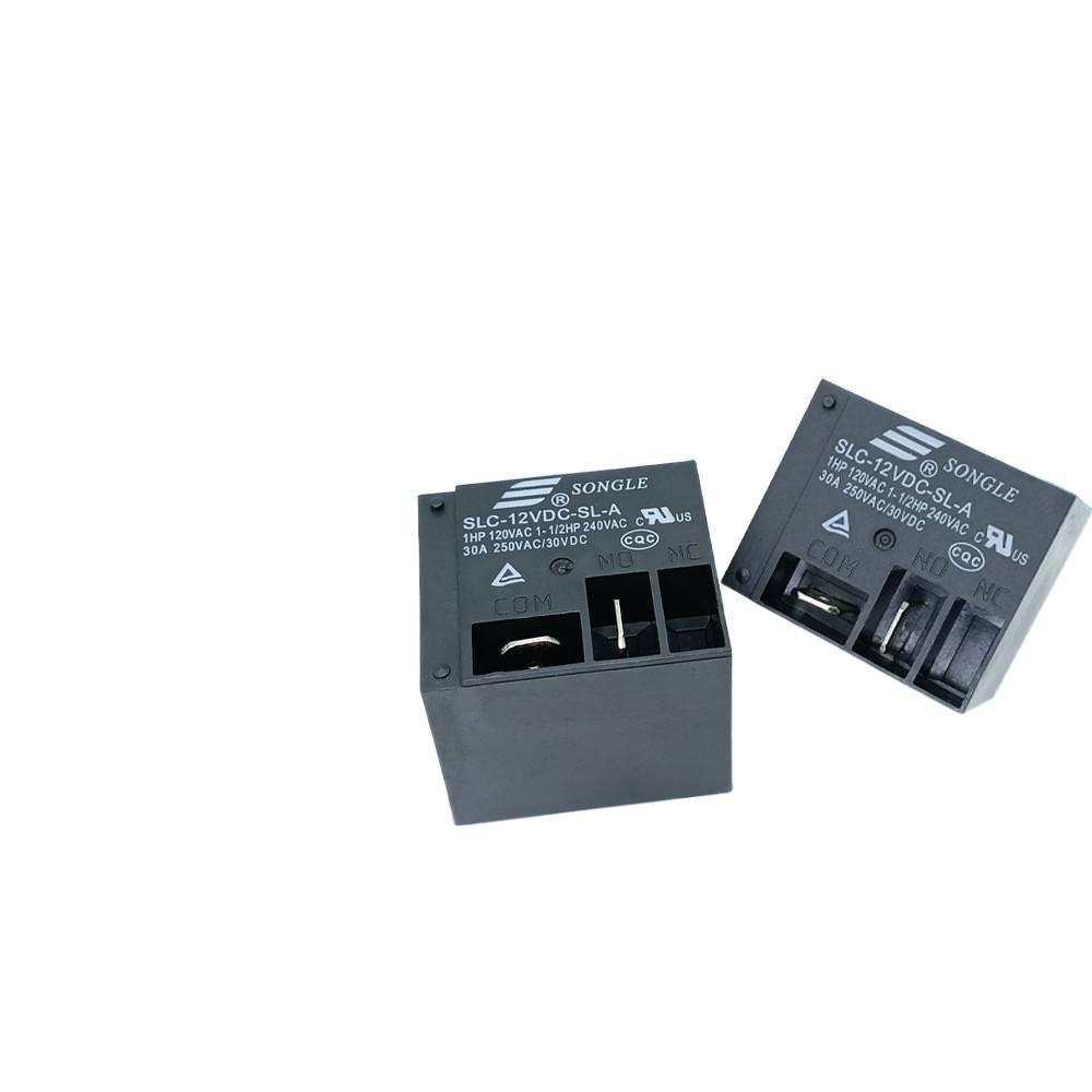 2PCS Songle Power Relay SLC-12VDC-SL-A ชุดปกติเปิด 30A 4-PIN SLC-12VDC-SL-A