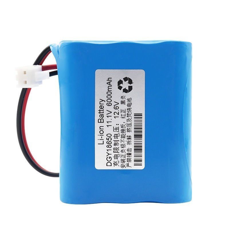 พัดลมแบบชาร์จไฟได้ในตัว12V อุปกรณ์เสริมชุดแบตเตอรี่ลิเธียม7.4V 18650 11.1V-12V (แบตเตอรี่ลิเธียม1865