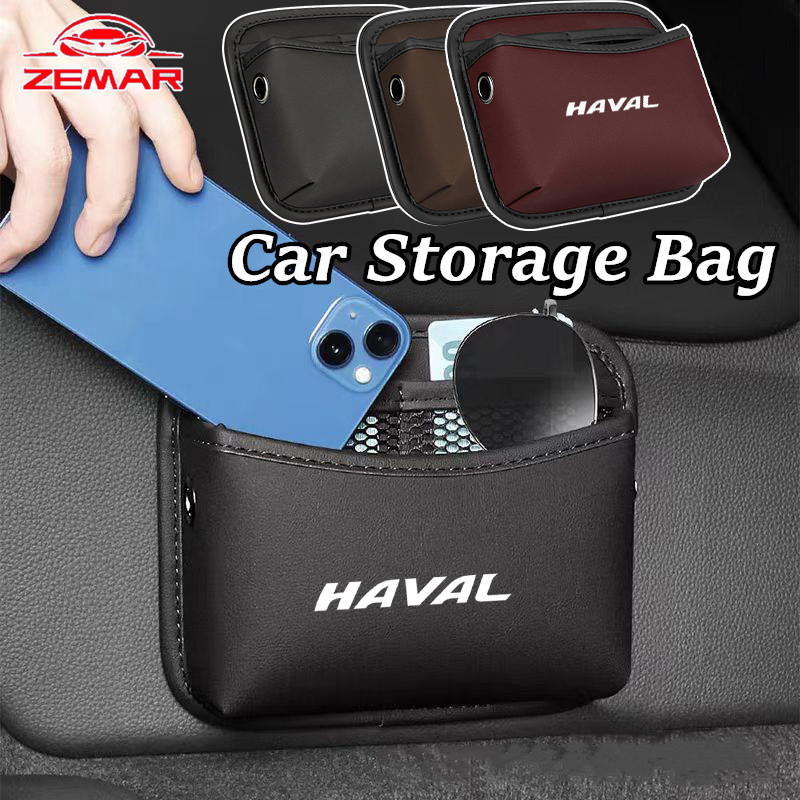 Haval Universal Car Storage Bag Driver และผู้โดยสารคอนโซลกลางกระเป๋าสําหรับ Haval H6 Jolion Sport H2