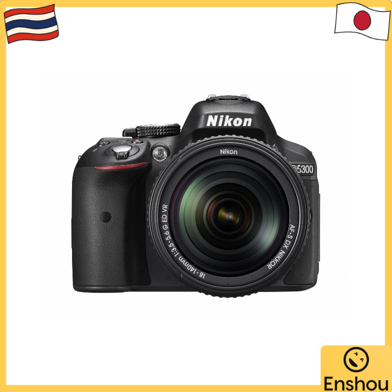 จากญี่ปุ่น [สินค้ามือสอง]Nikon Digital SLR Camera D5300 with 18-140VR Lens Kit Black D5300LK18-140VR