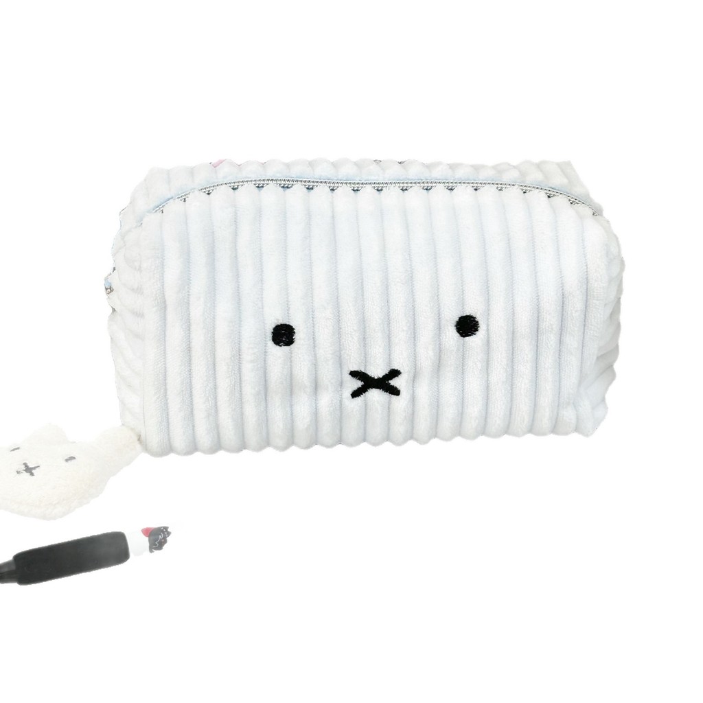 กระเป๋าดินสอหนังยาง Miffy ตัวใหญ่ น่ารัก เรียบง่าย ใส่เครื่องเขียนนักเรียนเยอะ กระเป๋าแฟนซีของขวัญน่ารัก - รูปที่ 3