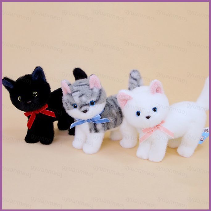 ZY1 ตุ๊กตาแมวน่ารักตุ๊กตาของขวัญสําหรับสาวตกแต่งบ้านตุ๊กตาของเล่นสําหรับเด็กคอลเลกชัน YZ1